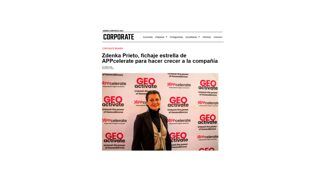 Acción Villarrazo periodico Corporate entrevista Zdenka Prieto de APPcelerate